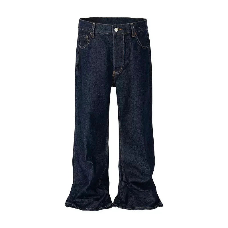 Raw Denim Flare Jeans