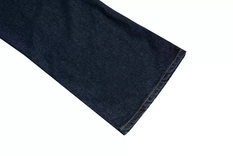 Raw Denim Flare Jeans