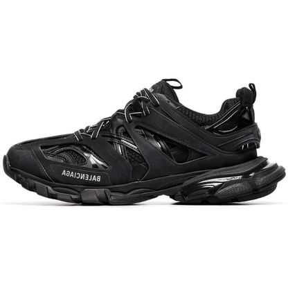 Black track sneakers