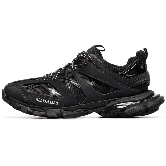 Black track sneakers