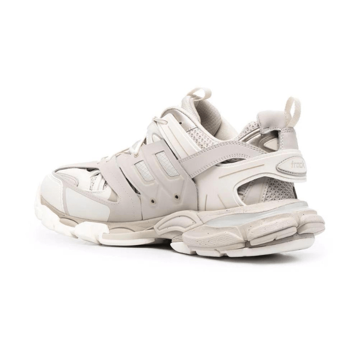 Track layered sneakers