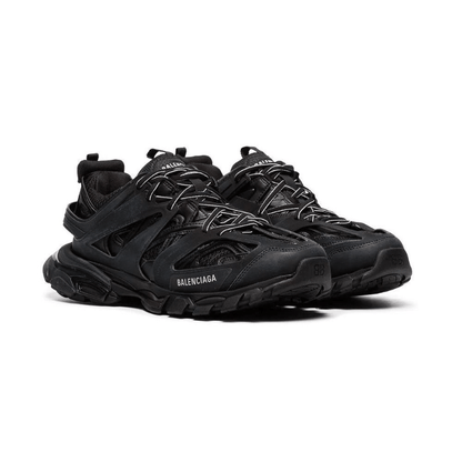 Black track sneakers