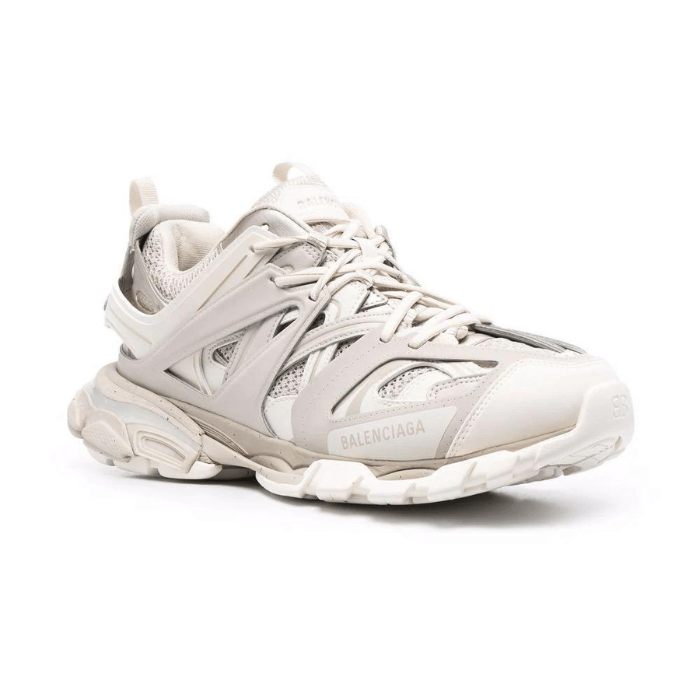 Track layered sneakers