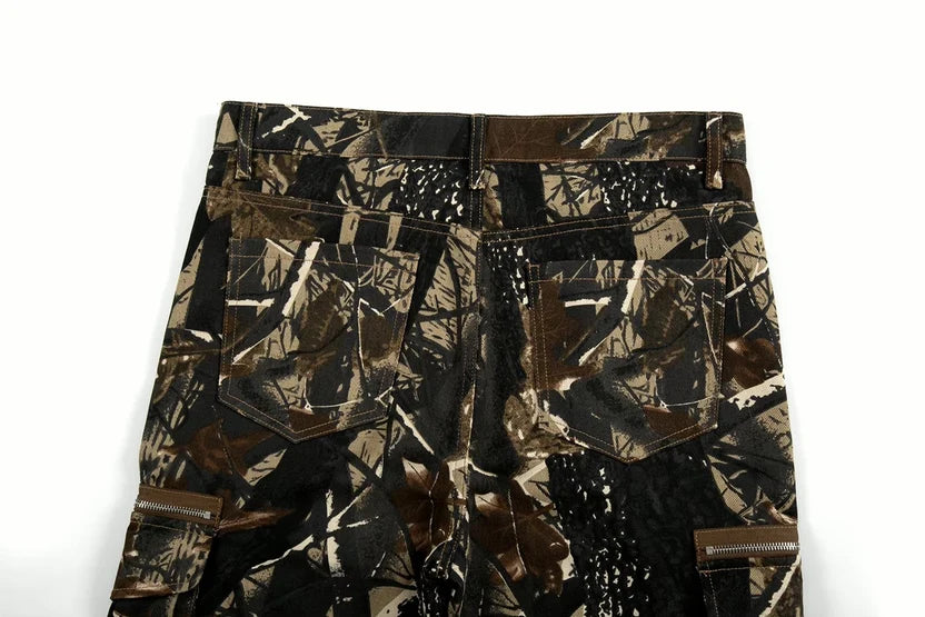 Brown Forest Flare Jeans
