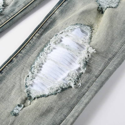 Clear Patch Jeans