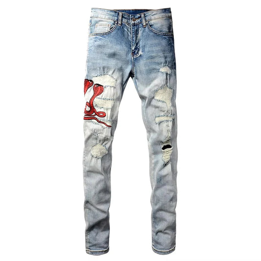 Red Snake Jeans