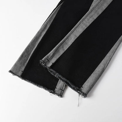 Shiny Shadow Flare Jeans