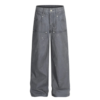 Spotted Baggy Jeans