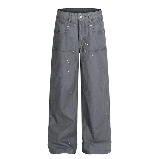 Spotted Baggy Jeans