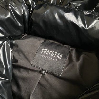 TRPSTAR SHINY BLACK IRONGATE PUFFER JACKET DETACHABLE