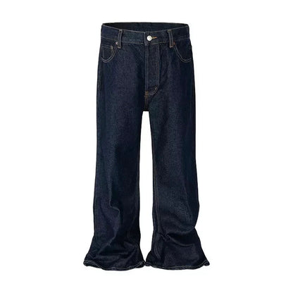 Raw Denim Flare Jeans
