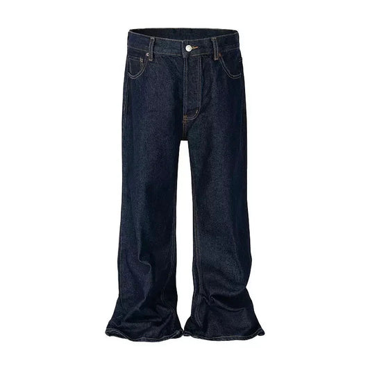 Raw Denim Flare Jeans