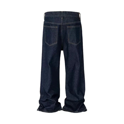 Raw Denim Flare Jeans