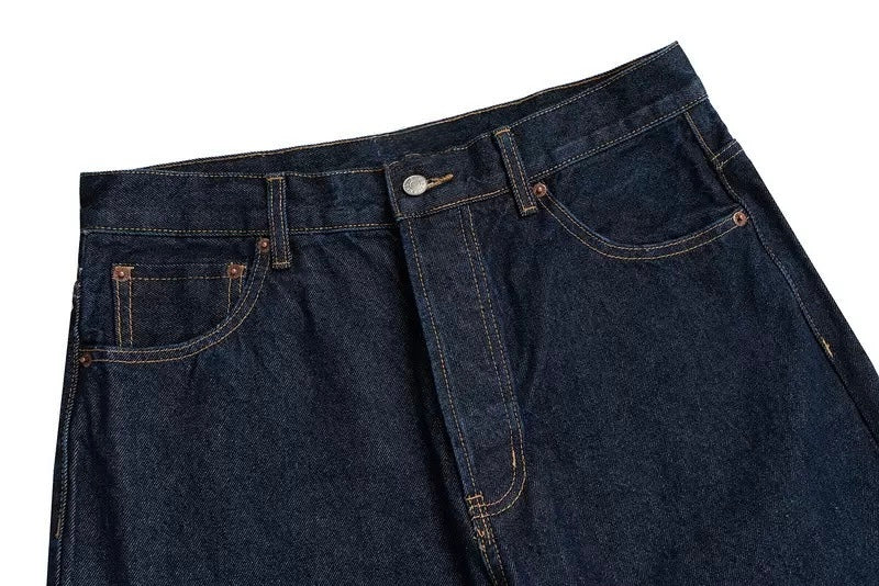 Raw Denim Flare Jeans